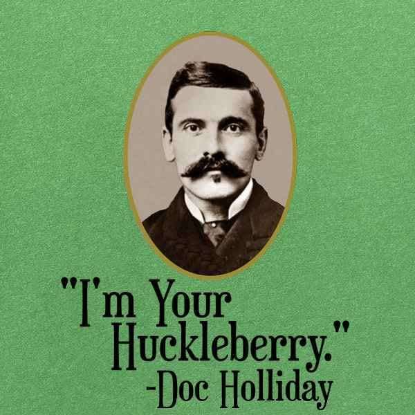 Pop Threads Im Your Huckleberry Doc Holliday Western Quote Youth Kids Girl Boy T-Shirt - Image 2