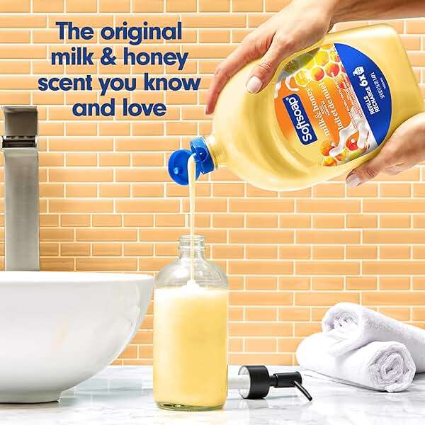 Softsoap Milk & Honey Scented, Liquid Hand Soap Refill, 50 Ounce - Image 3