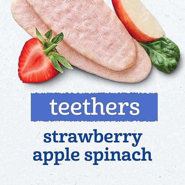 Gerber Teethers, Strawberry Apple Spinach Gentle Teething Wafers, Baby Teething Snacks, 6PK - Image 6