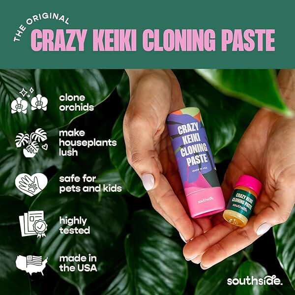 Crazy Keiki Cloning Paste by Southside Plants – Sprout Leaves on Bare Branches with Natural Cytokinin, Hormones & Vitamins – Keiki Paste for Plants and Orchids – 0.25oz - Image 7