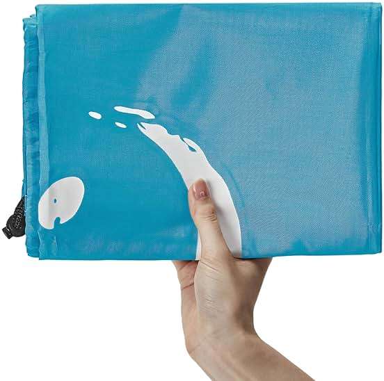 HOMEST 2 Pack XL Laundry Bags 28" x 40", Extra Large Dirty Clothes Organizer Holds 3-4 Loads, Machine Washable Drawstring Laundry Bag for Dorm, Camp, Laundromat, Family, Travel, Gray & Sky Blue - Image 5
