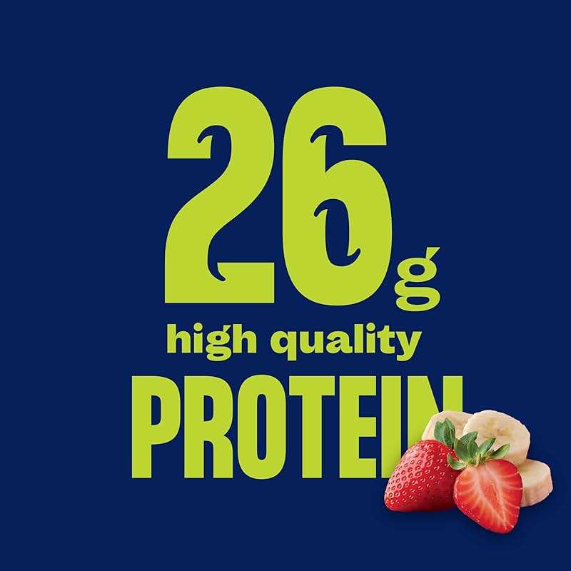 Core Power Protein Shake, Strawberry Banana, 26g Bottle, 14oz - Image 6