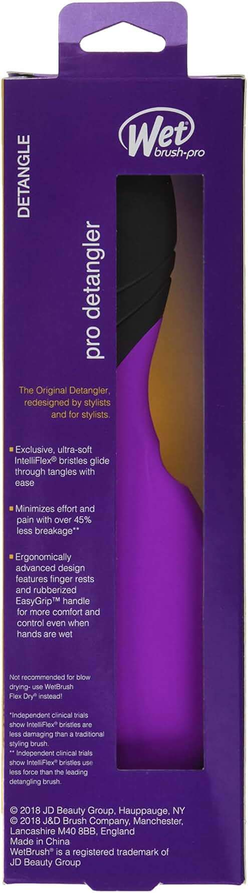 Wet Brush Pro Detangler Brush - Purple 1 Pc - Image 3