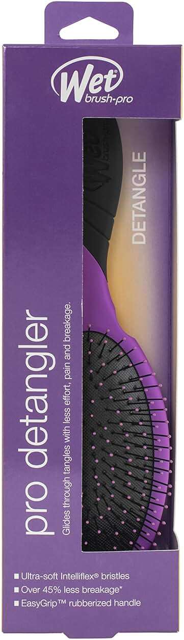Wet Brush Pro Detangler Brush - Purple 1 Pc - Image 5