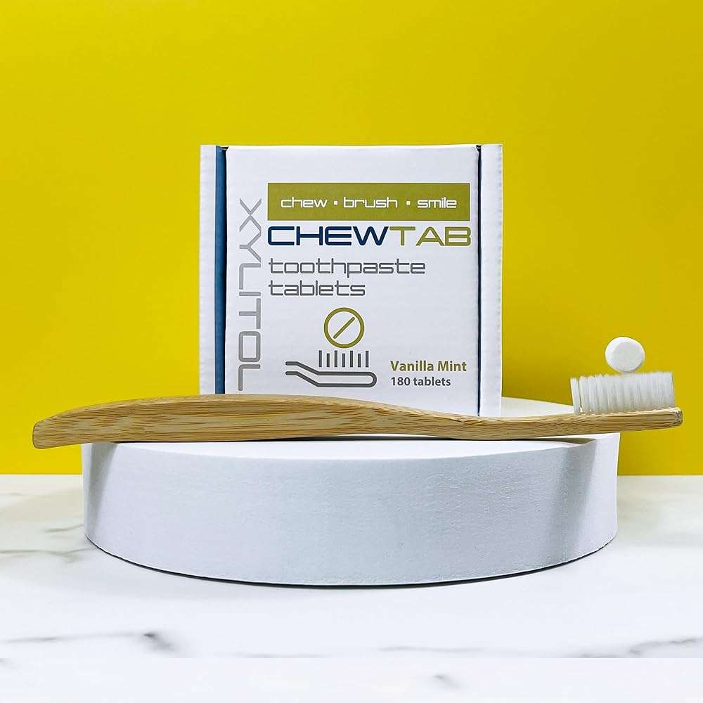 Weldental Chewtab Toothpaste Tablets Vanilla Mint Refill - Image 6