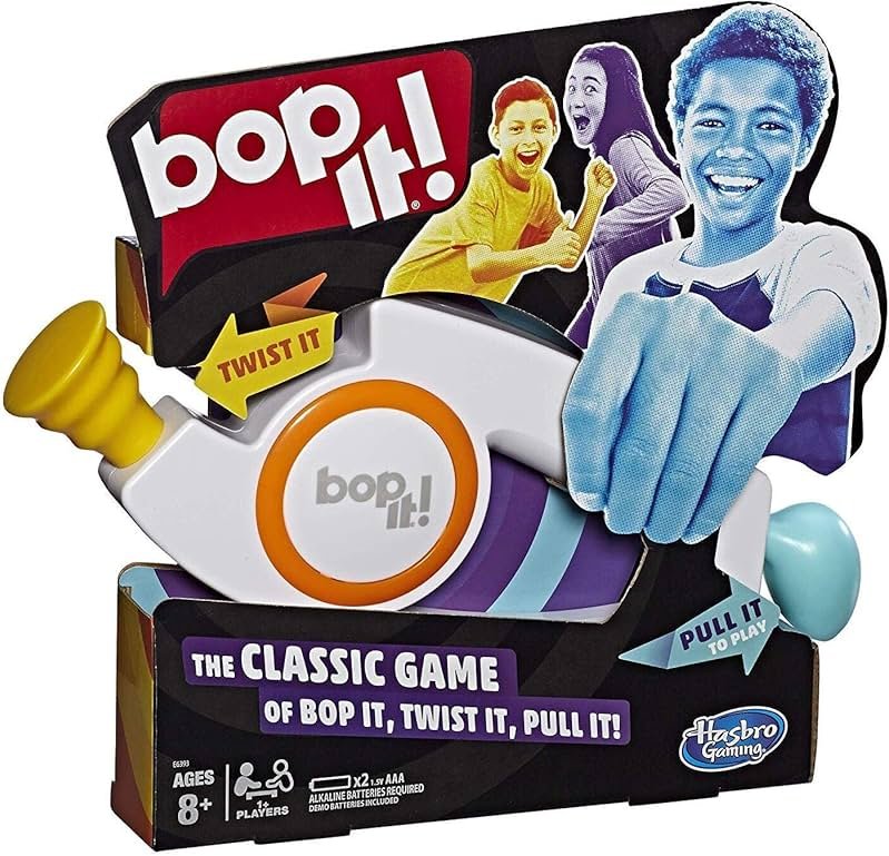 Hasbro Gaming Bop It! Electronic Game for Kids Ages 8 and up, Kids Games for 1 or More Players, Board Games for Kids, Kids Gifts - Product Image