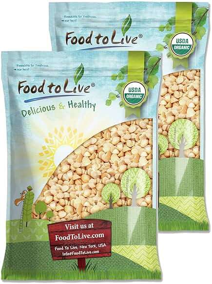 Food to Live Organic Macadamia Nut Halves & Pieces, 25 Pounds - Non-GMO, Raw, Shelled, Unsalted, Kosher, Vegan, Bulk. Keto Snack. Source of Healthy Fats. Topping for Salad, Yogurt, Cereal, Dessert. - Image 1