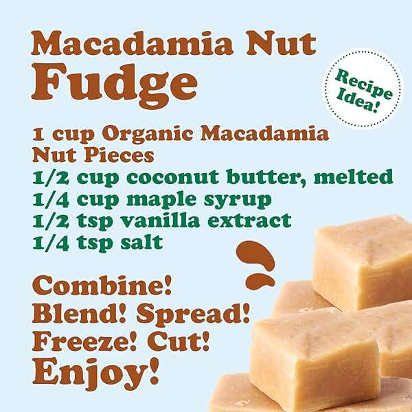 Food to Live Organic Macadamia Nut Halves & Pieces, 25 Pounds - Non-GMO, Raw, Shelled, Unsalted, Kosher, Vegan, Bulk. Keto Snack. Source of Healthy Fats. Topping for Salad, Yogurt, Cereal, Dessert. - Image 8