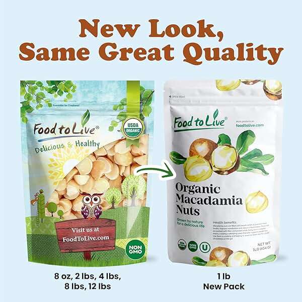 Food to Live Organic Macadamia Nut Halves & Pieces, 25 Pounds - Non-GMO, Raw, Shelled, Unsalted, Kosher, Vegan, Bulk. Keto Snack. Source of Healthy Fats. Topping for Salad, Yogurt, Cereal, Dessert. - Image 9