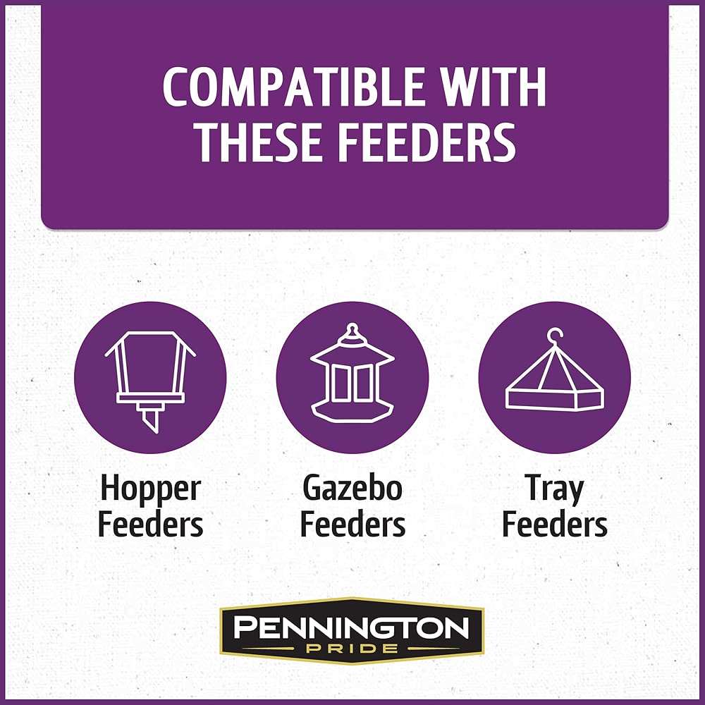 Pennington Pride Songbird Nut & Fruit Blend, Wild Bird Seed for Outside Feeders, Advanced Nutrition Formula for Health, Bird Food, 10-lb. Bag - Image 5