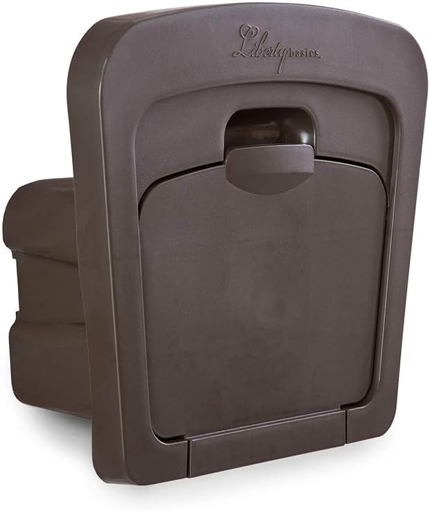 Liberty Basics 501 Garden Hose Hanger w/Storage Compartment - Product Image