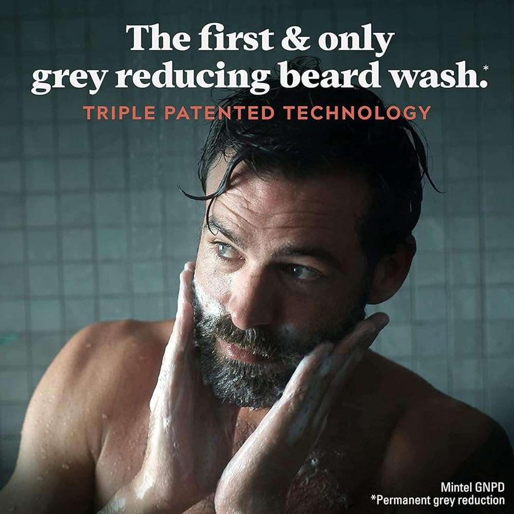 Just for Men Control GX Grey Reducing Beard Wash with Keratin, 4 Fl Oz (Packaging May Vary) - 6 Pack - Image 4