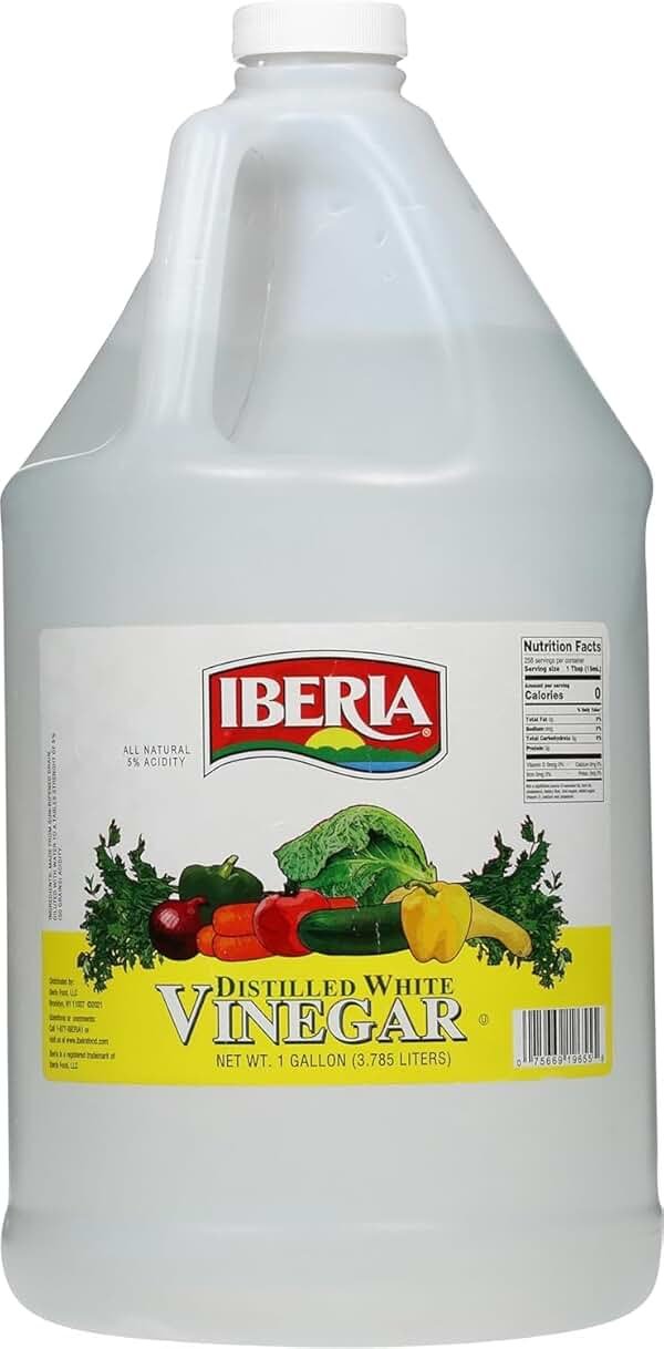 Iberia All Natural Distilled White Vinegar, 1 Gallon - 5% Acidity - Product Image