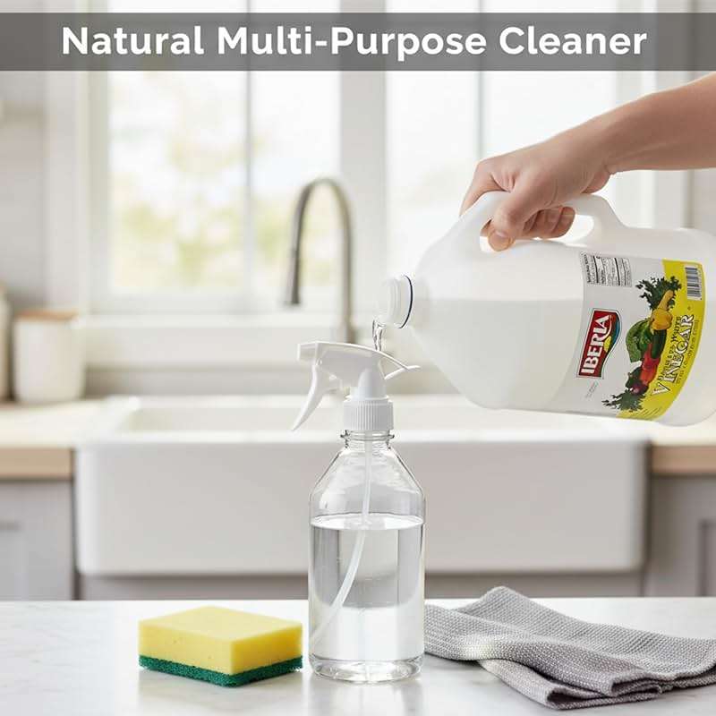 Iberia All Natural Distilled White Vinegar, 1 Gallon - 5% Acidity - Image 6