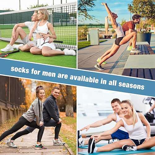 COOVAN 10 Pairs Mens Cushion Ankle Socks Men 10 Pack Low Cut Comfort Breathable Casual Socks - Image 8