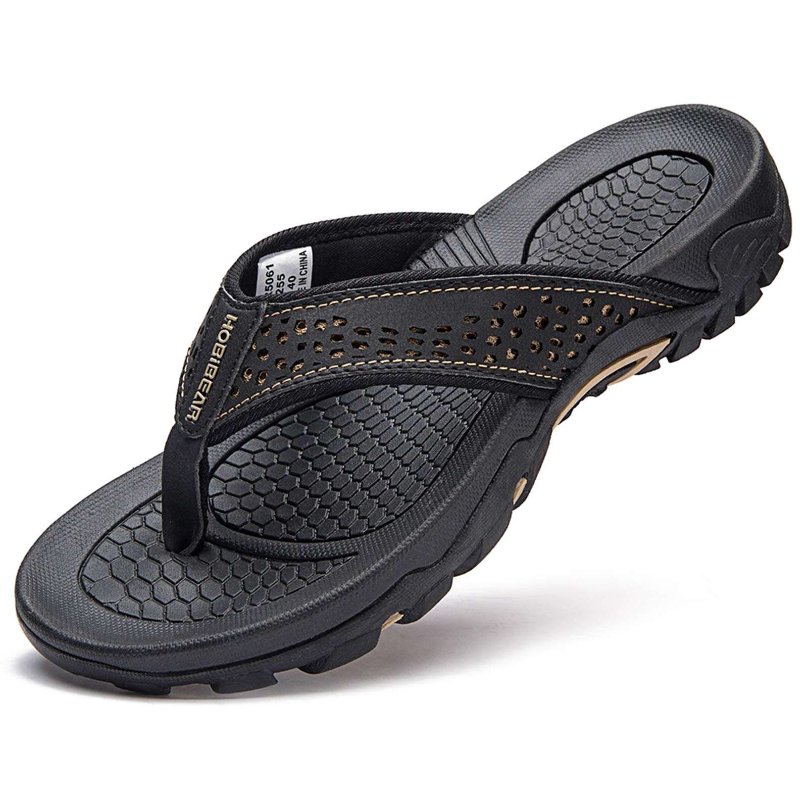 GUBARUN Mens Sport Flip Flops Comfort Casual Thong Sandals Outdoor - Image 1