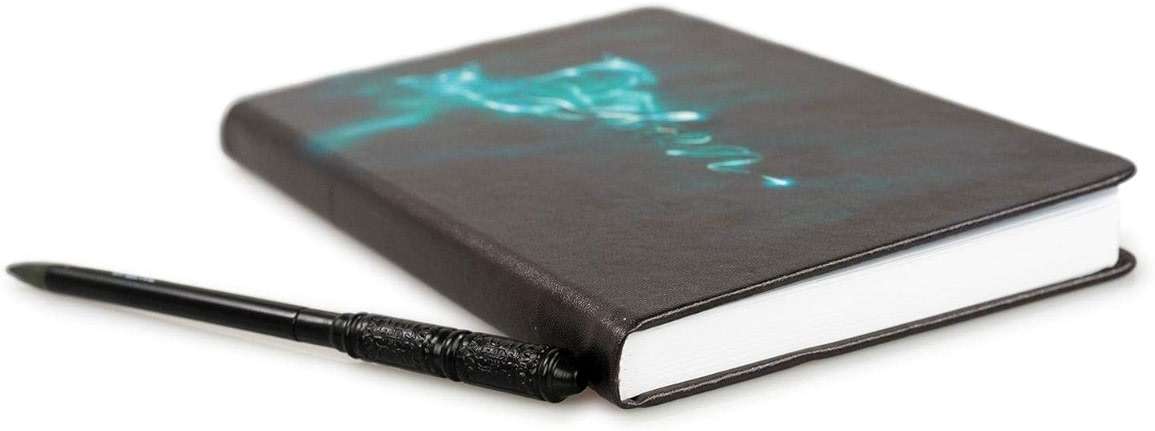 Harry Potter Always Patronus Journal Diary with Severous Snape Wand Replica Pen - 192 Lined Pages - Book & Movie Gift for Kids, Girls, Boys, Teens, Adults - 8.5" x 6" - Image 3