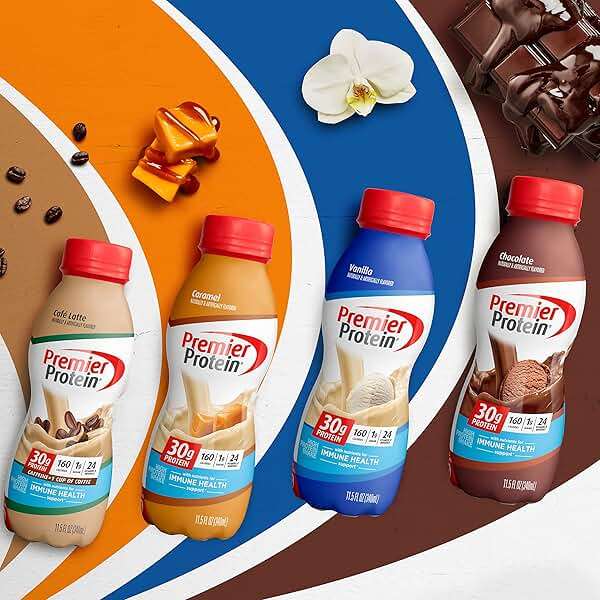 Premier Protein Shake, Chocolate, 30g Protein, No Added Sugar, 24 Vitamins & Minerals to Support Immune Health, 11.5 fl oz, 12 Pack (Packaging May Vary) - Image 5