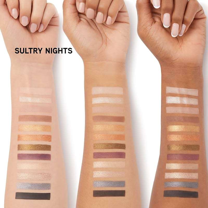 Physicians Formula Murumuru Butter Eyeshadow, 12-Shade Ultra-Creamy Palette with Murumuru & Tucuma Butters, Silky Soft Blendable Formula – Sultry Nights - Image 5