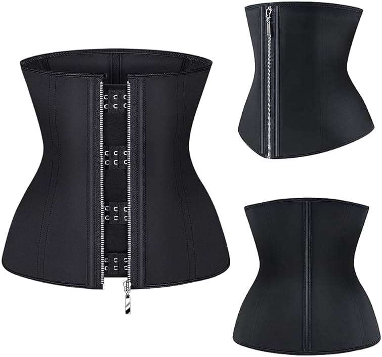 ASHLONE Latex Waist Trainer Corset Underbust Sport Cincher Womens Workout Body Shaper - Image 2