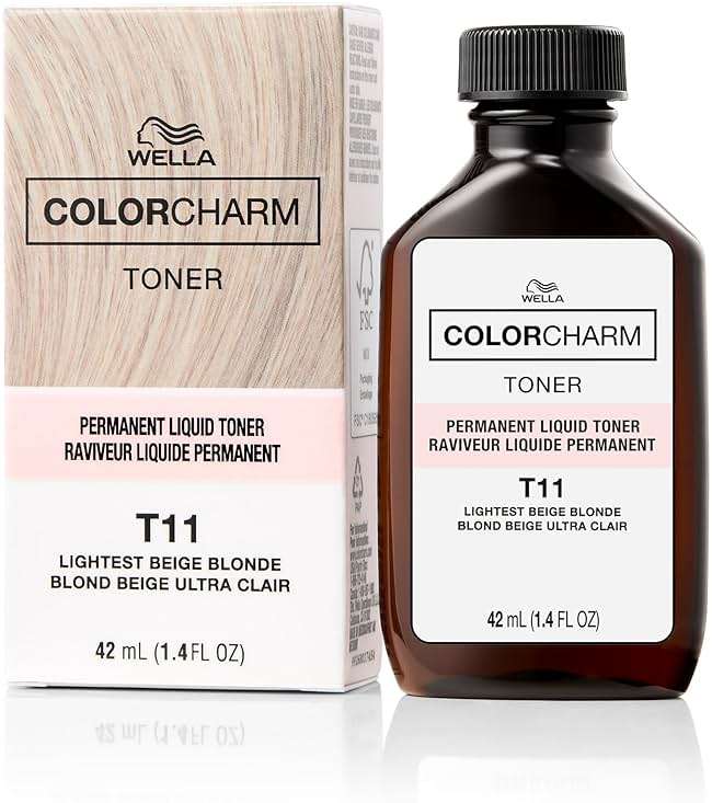 COLORCHARM Permanent Liquid Hair Toners | Neutralize Brass | Healthy-Looking Blondes Tones | Vegan & Free of Parabens - Image 1