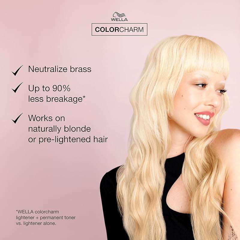 COLORCHARM Permanent Liquid Hair Toners | Neutralize Brass | Healthy-Looking Blondes Tones | Vegan & Free of Parabens - Image 3