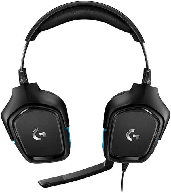 Logitech G432 Wired Gaming Headset, 7.1 Surround Sound, DTS Headphone:X 2.0, 50 mm Audio Drivers, USB and 3.5 mm Jack, Flip-to-Mute Mic, PC, Black - Image 4