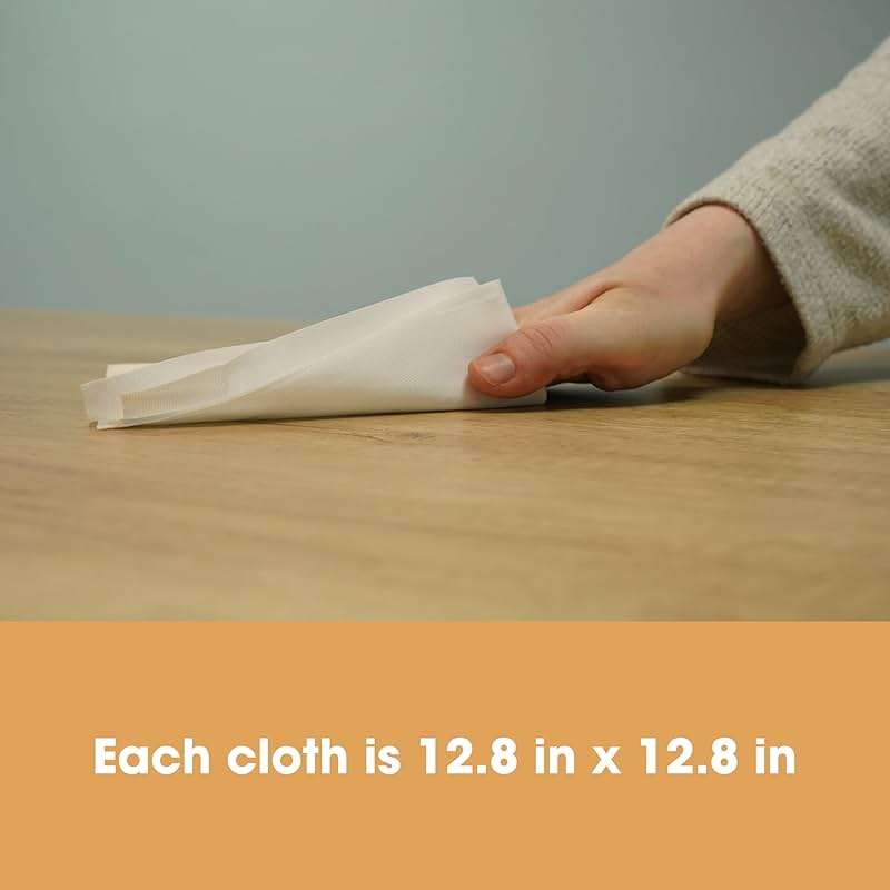 Furniture Clinic Lint Free Cotton Cloths | Eco-Friendly and Reusable Multi-Purpose Application Rags | for Furniture, Home, Office, Oiling and Waxing | Hypoallergenic | Quick-Drying | 3 Pack - Image 7
