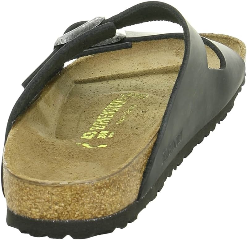 Birkenstock Arizona Sandal - Women's Black Birko-Flor, 38.0 - Product Image