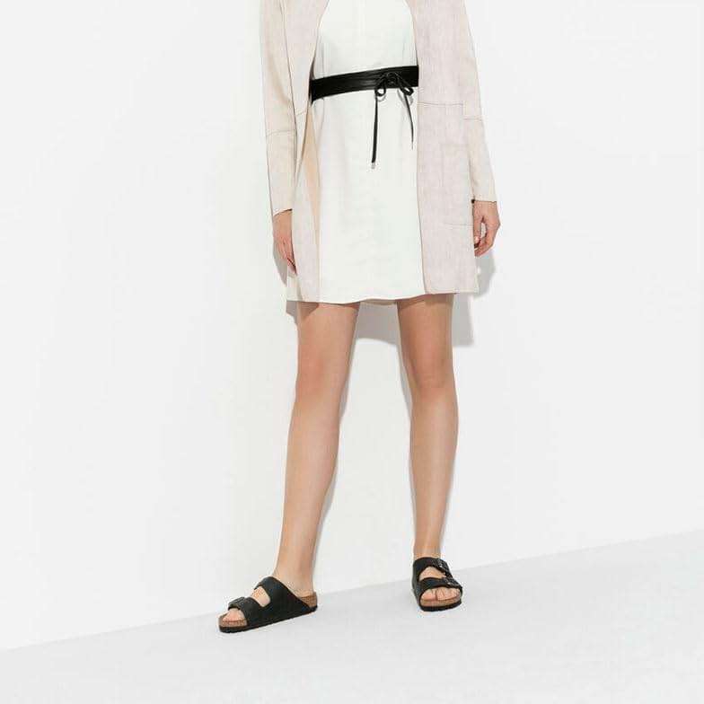 Birkenstock Arizona Sandal - Women's Black Birko-Flor, 38.0 - Image 2