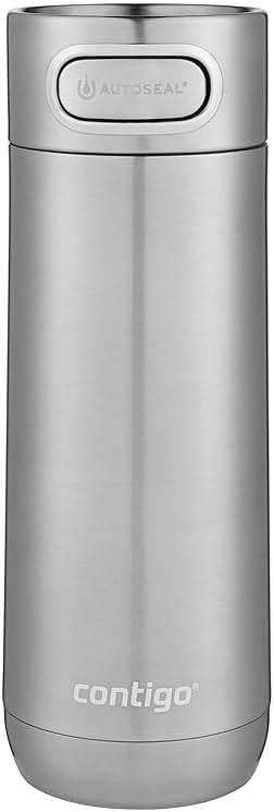 Contigo Luxe Vacuum-Insulated Stainless Steel Thermal Travel Mug 16 Ounces Stainless Steel - Image 1