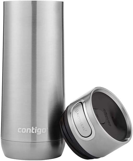 Contigo Luxe Vacuum-Insulated Stainless Steel Thermal Travel Mug 16 Ounces Stainless Steel - Image 9