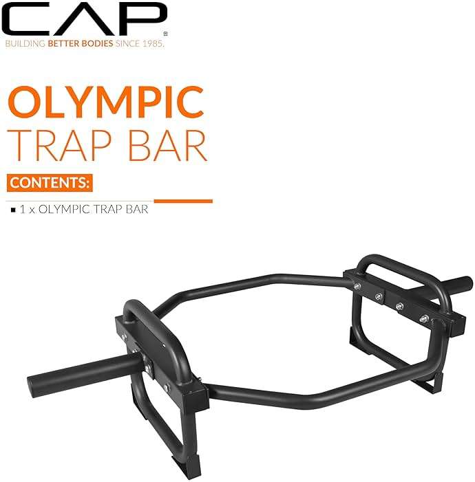 CAP Barbell Olympic Trap Bar and Shrug Bar for Deadlifts - Image 2