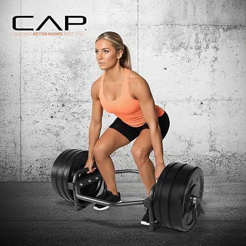 CAP Barbell Olympic Trap Bar and Shrug Bar for Deadlifts - Image 5