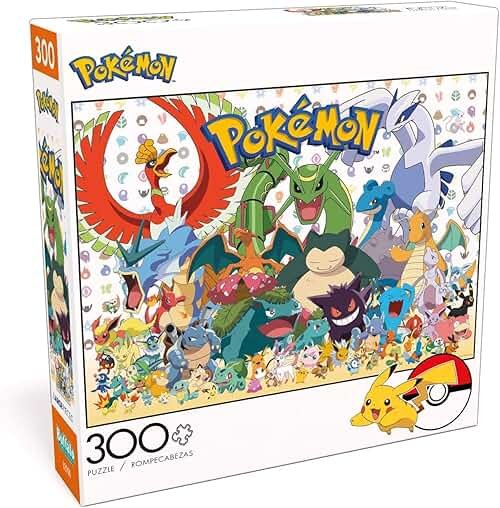 Buffalo Games Pokémon - Fan Favorites - 300 Piece Jigsaw Puzzle - 21.25 x 15 in - Precision-Cut Pieces & Fun Puzzles for Adults - Includes Bonus Full-Color Pokémon Poster - Product Image
