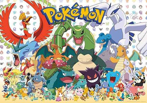 Buffalo Games Pokémon - Fan Favorites - 300 Piece Jigsaw Puzzle - 21.25 x 15 in - Precision-Cut Pieces & Fun Puzzles for Adults - Includes Bonus Full-Color Pokémon Poster - Image 4