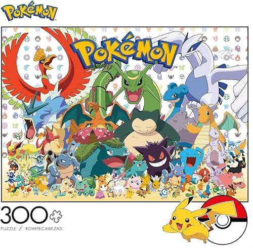 Buffalo Games Pokémon - Fan Favorites - 300 Piece Jigsaw Puzzle - 21.25 x 15 in - Precision-Cut Pieces & Fun Puzzles for Adults - Includes Bonus Full-Color Pokémon Poster - Image 5