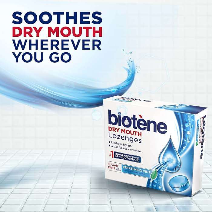 Biotene Dry Mouth Lozenges for Dry Mouth and Fresh Breath, Dry Mouth Relief and Breath Freshener, Refreshing Mint - 27 Count - Image 2
