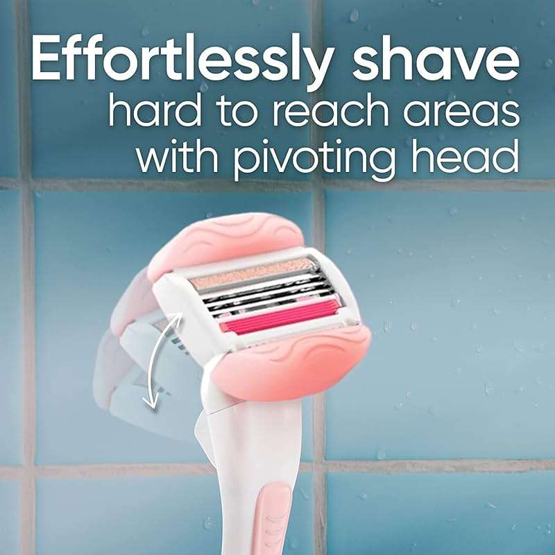 Gillette Venus ComfortGlide White Tea Women's Razor 1 Handle + 4 Blade Refills - Image 3