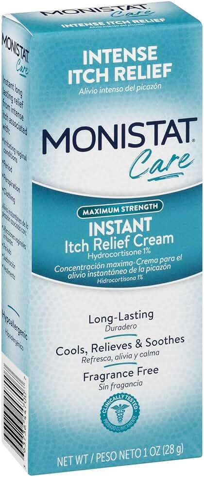 Monistat Instant Itch Relief Cream for Women, Fragrance-Free Formula with Aloe Vera Soothes and Cools Vaginal Itch, 1 Oz, Pack of 2 - Image 11