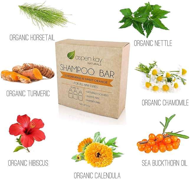 Aspen Kay Naturals Moroccan Argan Oil Shampoo Bar, Organic, Vegan, Volumizing Shampoo for Curly or Straight Hair. Citrus Scent, Paraben & Sulfate Free, Made in USA - 3 oz. - Image 2