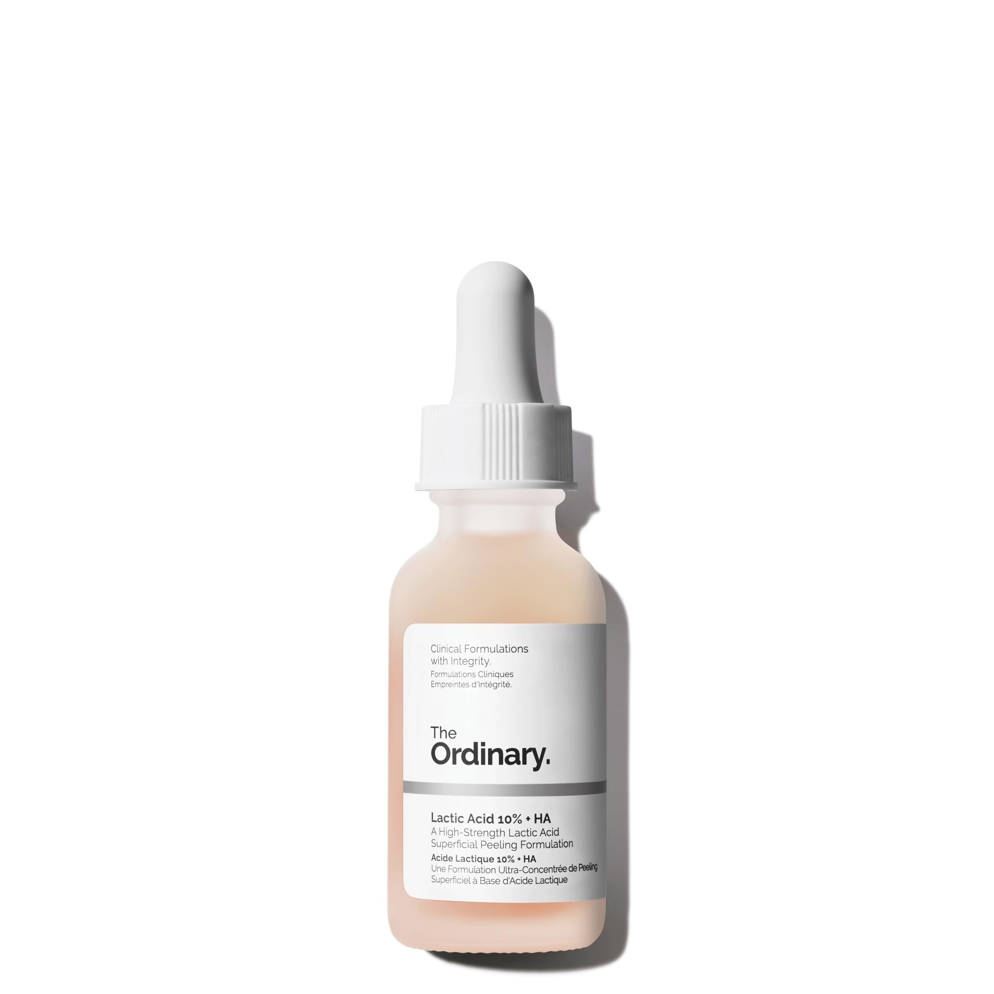 The Ordinary Lactic Acid 10% + Hyaluronic Acid 2%, High-Strength Exfoliating Serum for Smoother, Brighter Skin, 1 Fl Oz - Product Image
