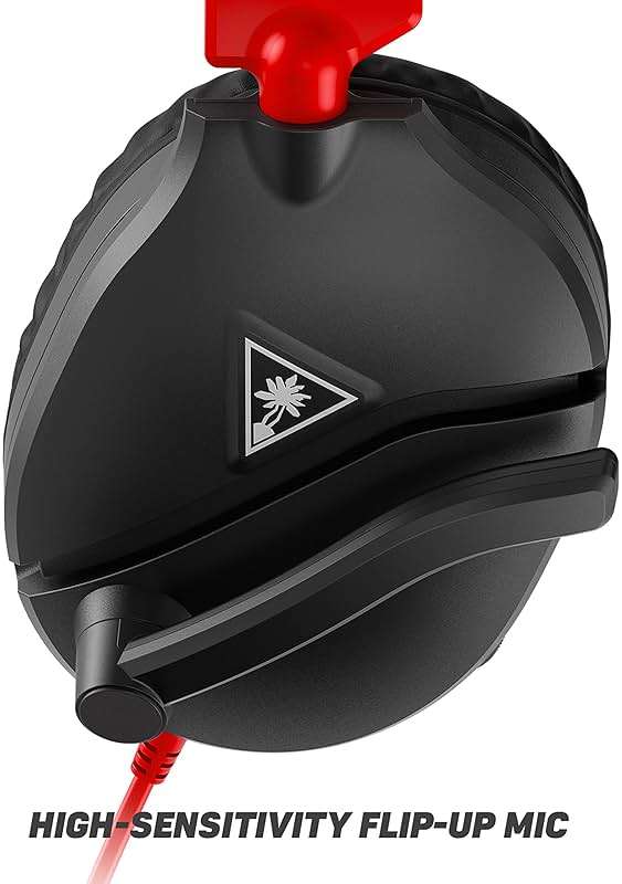 Turtle Beach Recon 70 Multiplatform Gaming Headset for Xbox Series X|S, Xbox One, PS5, PS4, PC & Mobile w/ 3.5mm Wired Connection - Flip-to-Mute Mic, 40mm Speakers, Lightweight Design, Black - Image 5