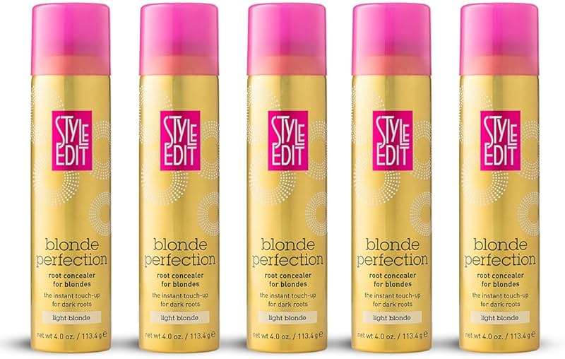 Style Edit Root Touch Up Spray | Temporary Hair Color for Gray Roots and Thinning Hair | Salon-Quality, Transfer-Resistant Hair Concealer | Light Blonde, 4 oz - Image 1