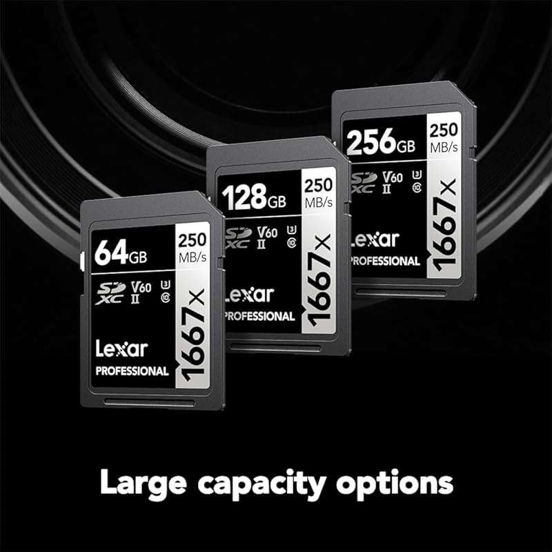 Lexar 256GB Professional 1667x SD Card, UHS-II, C10, U3, V60, Full HD, 4K, Up To 250MB/s Read SDXC Memory Card, for Professional Photographer, Videographer, Enthusiast (LSD256CBNA1667) - Image 5