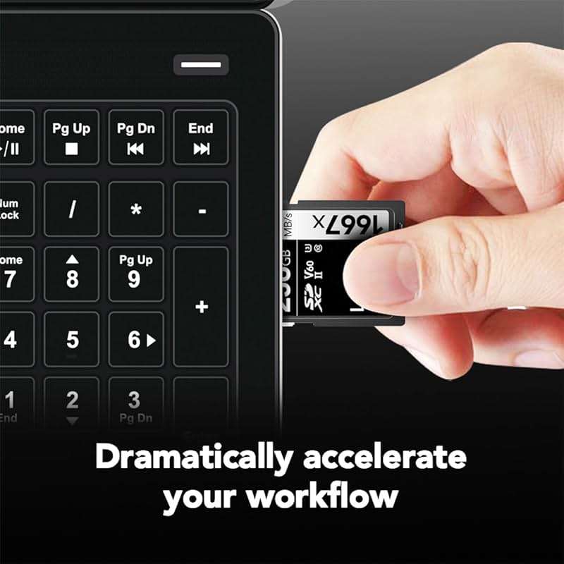 Lexar 256GB Professional 1667x SD Card, UHS-II, C10, U3, V60, Full HD, 4K, Up To 250MB/s Read SDXC Memory Card, for Professional Photographer, Videographer, Enthusiast (LSD256CBNA1667) - Image 6