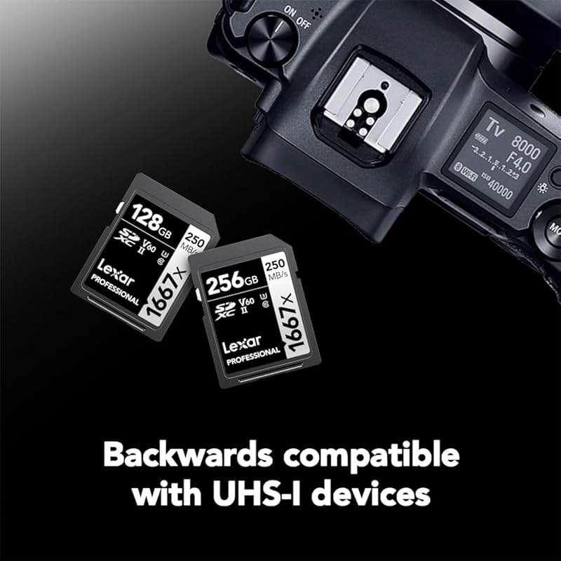 Lexar 256GB Professional 1667x SD Card, UHS-II, C10, U3, V60, Full HD, 4K, Up To 250MB/s Read SDXC Memory Card, for Professional Photographer, Videographer, Enthusiast (LSD256CBNA1667) - Image 7