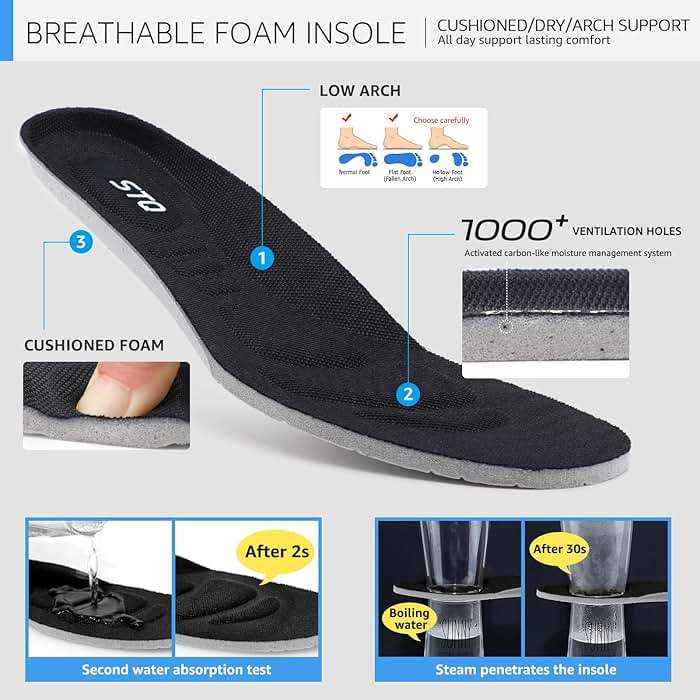 STQ Walking Shoes Women Slip on Sneakers Non Slip Work Arch Support Tennis Plantar Fasciitis Orthopedic Breathable Mesh Comfortable Ladies Nursing - Image 7