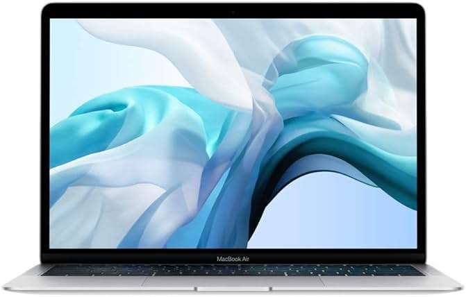 Apple 2018 MacBook Air with 1.6GHz Intel Core i5, 13-inch, 8GB RAM, 128GB SSD Storage - Silver (Renewed) - Image 1