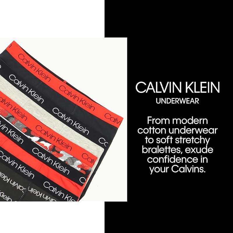 Calvin Klein Kids Boys' Modern Cotton Boxer Brief Underwear 5-Pack - Image 6